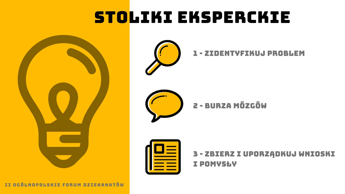 Stoliki eksperckie