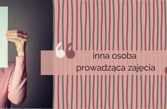 Szczepienia: inna osoba prowadząca zajęcia